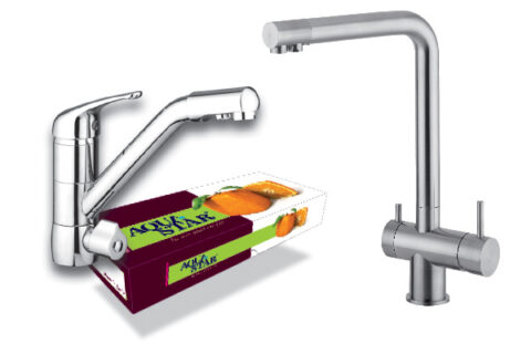 Mitigeur 3 voies- eau chaude, eau tempérée et eau de boisson